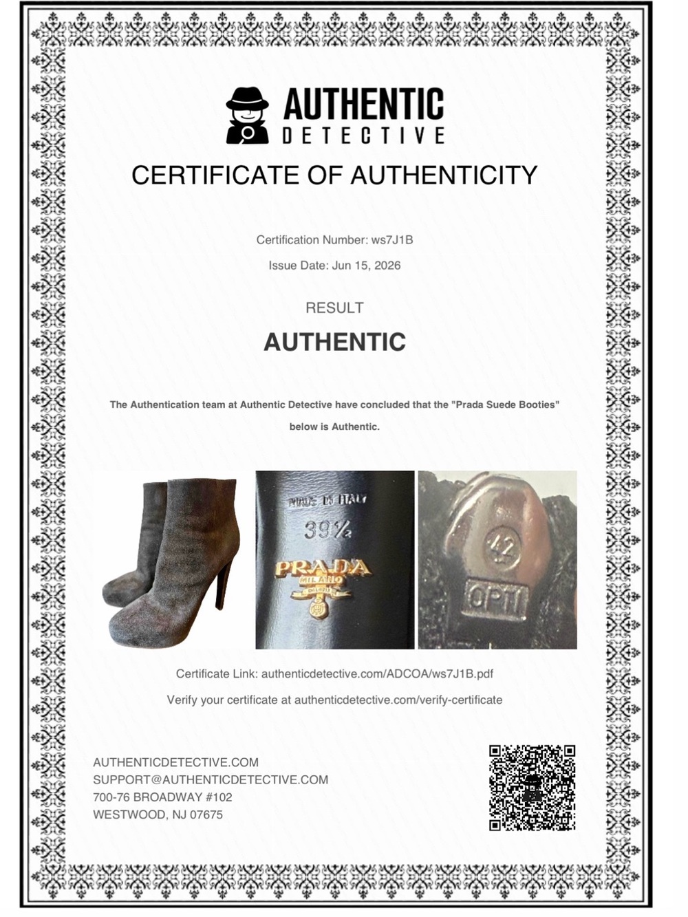 Prada Authentic Black Suede Platform Ankle Booties Women’s EU 39.5 / US 9-9.5 - Picture 3 of 15